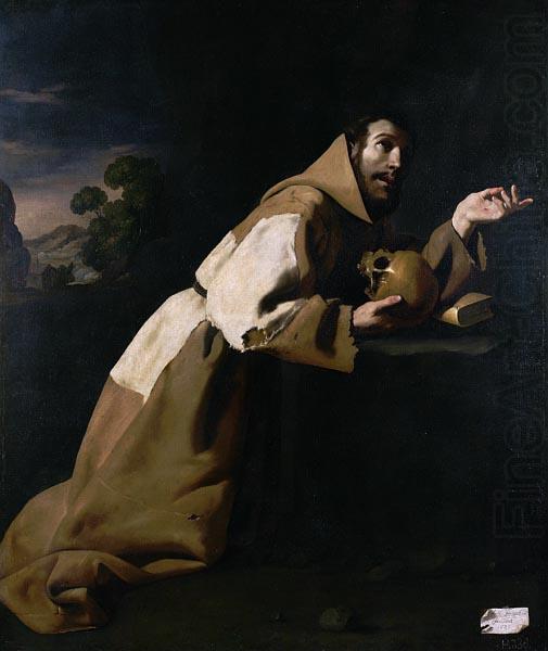 Francisco de Zurbaran Saint Francis in Meditation